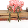 44x17mm Vintage Alloy Key Charm Pendant