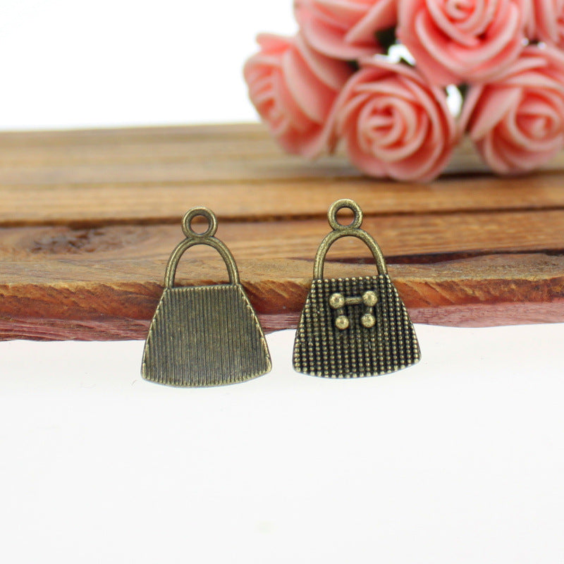 Vintage Handbag Alloy Charm Pendant 21x15mm