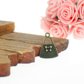 Small Handbag Charm with Clasp Detail in Four Finishes view 2