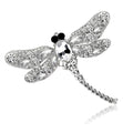 Aqua Green Dragonfly Seven Designs Metal Brooch Pin view 6