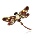 Aqua Green Dragonfly Seven Designs Metal Brooch Pin view 9