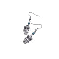 Eight Turquoise Bead Animal and Nautical Silver Hook Earrings view 7