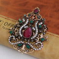 Gold Tone Silver Tone Crown Two Designs Metal Brooch Pin view 5