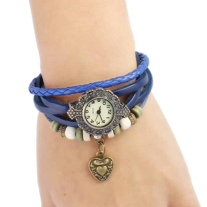 Punk Korean Style Braided Bracelet Watch Couple Decorative Simple Student Accessory Watch