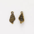 Small Spiral Seashell Charm Pendants in Eight Finishes view 8