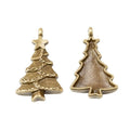 Christmas Tree Charm in 4 Metal Finishes for Jewelry Making view 6
