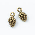 Vintage Finish Metal Pine Cone Charms in 4 Style Options view 6