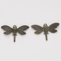 Wide-Wing Dragonfly Charm Metal Pendant for Jewelry Making view 5