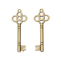 8-Finish Clover Bow Key Metal Jewelry Components for Crafts view 7