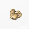 Chinese Zodiac Rooster Metal Charms in 4 Pictured Finishes view 6