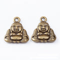 Smiling Buddha Metal Charms in Antique Bronze and Silver view 6
