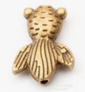 Striped Goldfish Bead Metal Bead in 2 Pictured Finishes view 3