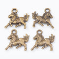 Running Horse Metal Charm Pendant Jewelry Making Component view 6