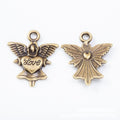 Angel Charm in 2 Finishes Metal Component for Jewelry Making view 4