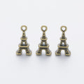 Eiffel Tower Metal Charms in Six Metallic Finishes view 6