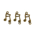 Double Eighth Note Metal Connectors in Two Finishes view 6