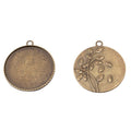 Round Branch Back Cabochon Setting Charm Pendant For Jewelry Making view 5