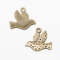 Flying Bird Metal Charms In Two Antique Finishes For Jewelry Making view 4