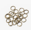 Closed Metal Jump Rings in Multiple Metal Finishes for Jewelry Making view 3