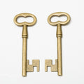 6-Finish Skeleton Key Metal Jewelry Components for Crafts view 6