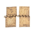 Calendar Book Metal Charm 2 Finish Options Craft Supply view 6