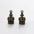 5-Finish Ornate Crown Metal Jewelry Components for Crafts view 7