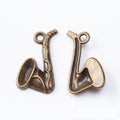 Saxophone-Shaped Metal Charm Pendants in 2 Finishes view 6