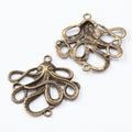 Openwork Octopus Charm Metal Jewelry Making Pieces view 5