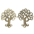 Scroll Tree Multi Loop Connector in Two Antique Finishes view 5
