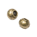 Peace Letter Large Hole Bead in 2 Pictured Finishes for Jewelry Making view 5