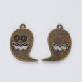 Cartoon Ghost Metal Charm in Antique Bronze and Antique Silver view 5