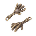 Eagle Claw Charm in 2 Metal Finishes for Jewelry Making view 4