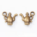 Two Handle Teapot Antique Metal Charms Jewelry Findings view 6