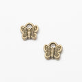 2-Finish Tiny Butterfly Metal Jewelry Components for Crafts view 5