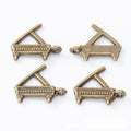 Antique Grand Piano Instrument Metal Charm, Two Finishes view 6