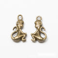Sitting Monkey Charm Metal Jewelry Making Component view 5