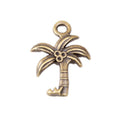 Palm Tree Metal Charm Pendant For Jewelry Making Crafts view 5