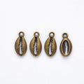 Cowrie Shell Detailed Metal Charm in 4 Finishes for Crafting view 6