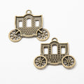 Openwork Carriage Charm Metal Jewelry Making Component view 5
