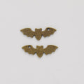 Simple Bat Silhouette Charm in 2 Pictured Finishes view 5