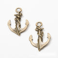 Nautical Anchor Charms in Three Contrasting Metal Finishes view 6