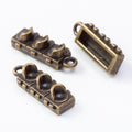 Antique Traffic Light Multi Loop Metal Connector Charms view 5