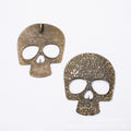 Skull Charm in 2 Metal Finishes for Jewelry Making view 5