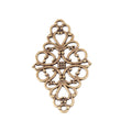 Filigree Diamond Metal Connectors in Four Finish Options view 7