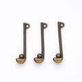Golf Club Metal Charm for Jewelry Making in Antique Bronze and Antique Silver view 5