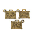 New York Tote Bag Metal Charms in Two Antique Finishes view 5