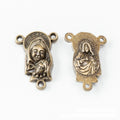 Religious Portrait Three Loop Connectors in Three Finishes view 7