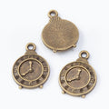 Pocket Watch Charm in 2 Finishes for Jewelry Making view 5