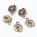 Small Footprint Metal Charms in Six Finish Options view 6