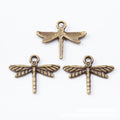 Openwork Dragonfly Metal Charms in Four Finishes Jewelry Making Pendants view 7